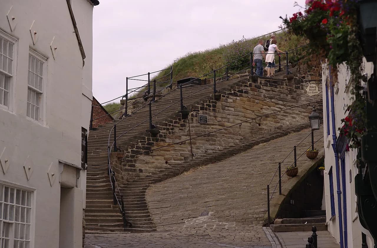 199 Steps Whitby: Climbing to St Mary's Church and the Abbey
