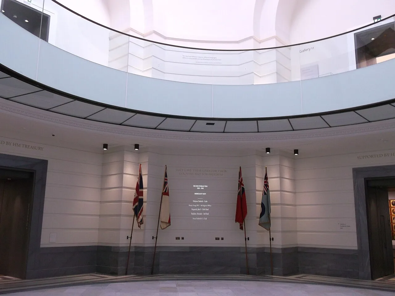 War memoriial in Aberdeen Art Gallery