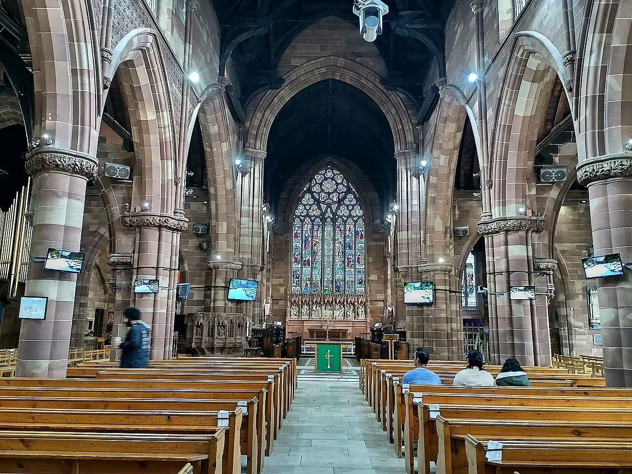 Interior St Martin in the Bull Ring Birmingham
