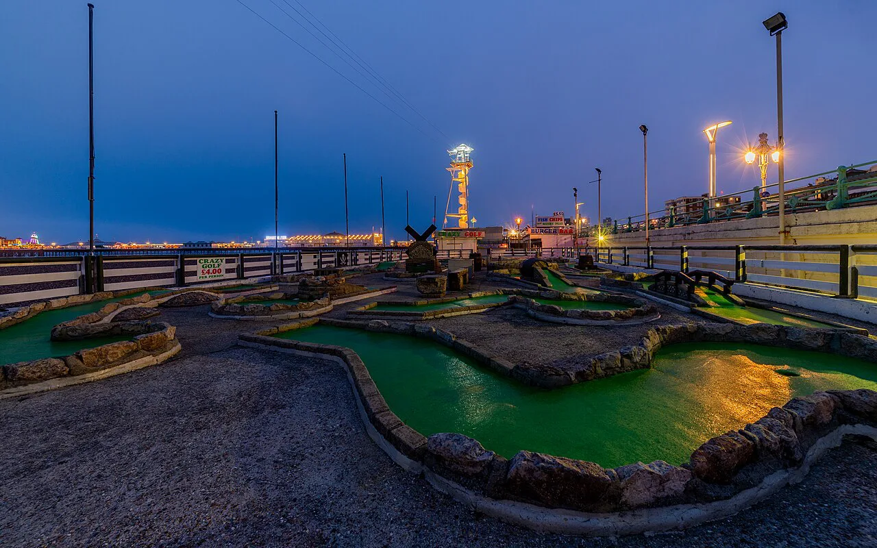 Brighton Pirate Crazy Golf. April