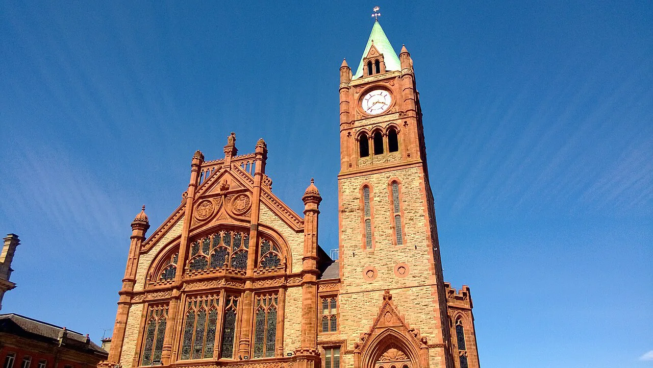 The Guildhall in Derry Londonderry