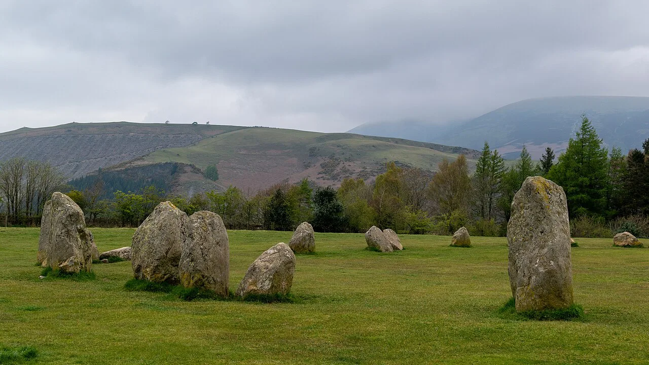 Castlerigg Stone Circle with Latrigg behind, Keswick