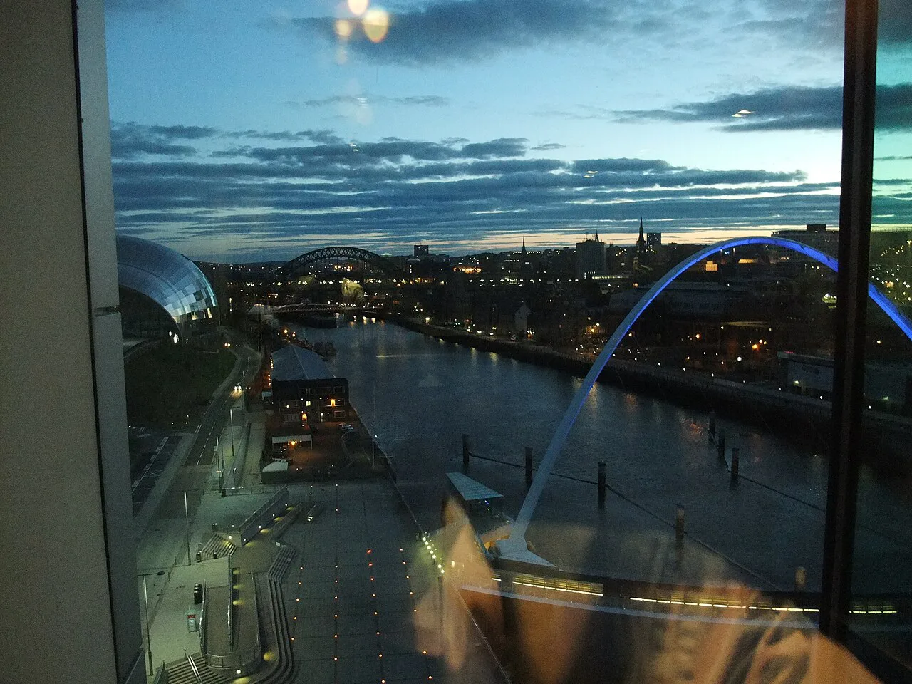 View from the Baltic Centre for Contemporary Art, 24 June, Newcastle