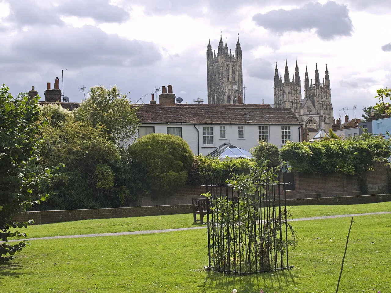 Canterbury Cathedral from Sally's Orchard