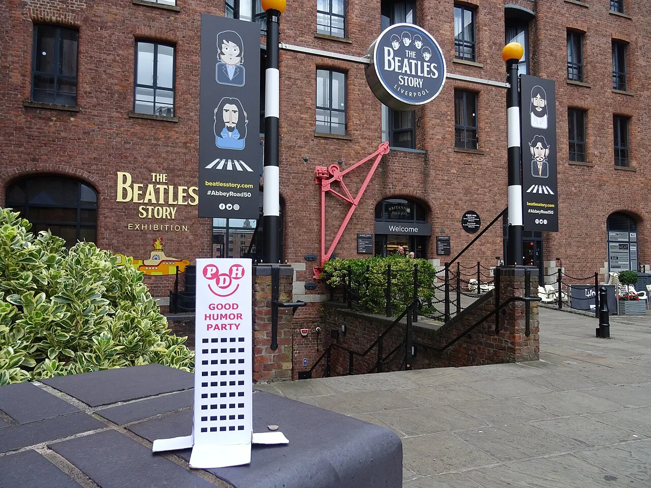 Liverpool England The Beatles Happy Skycraper