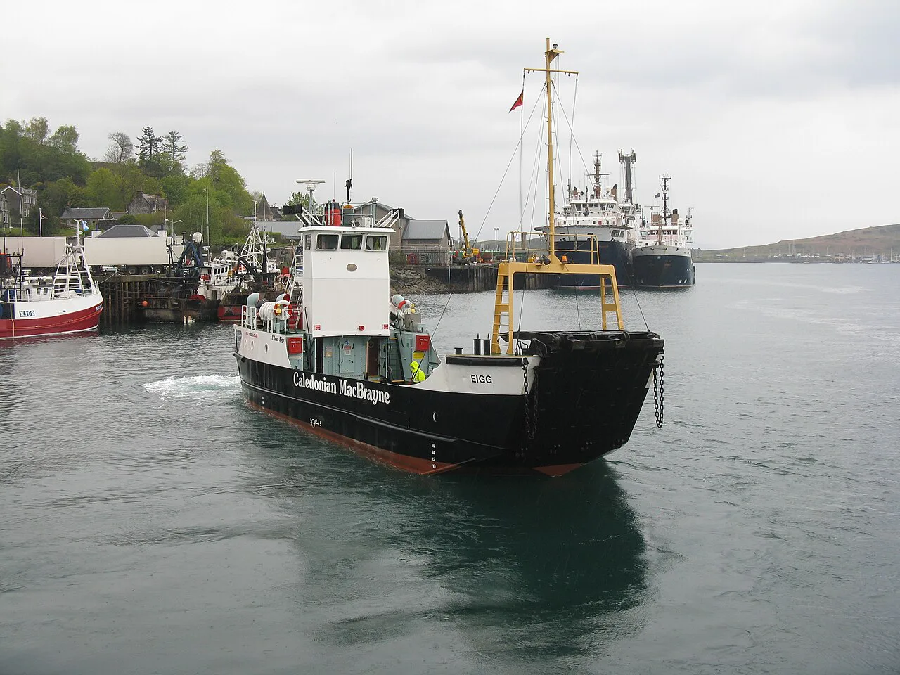 The Eigg ferry at Oban - geograph.org.uk