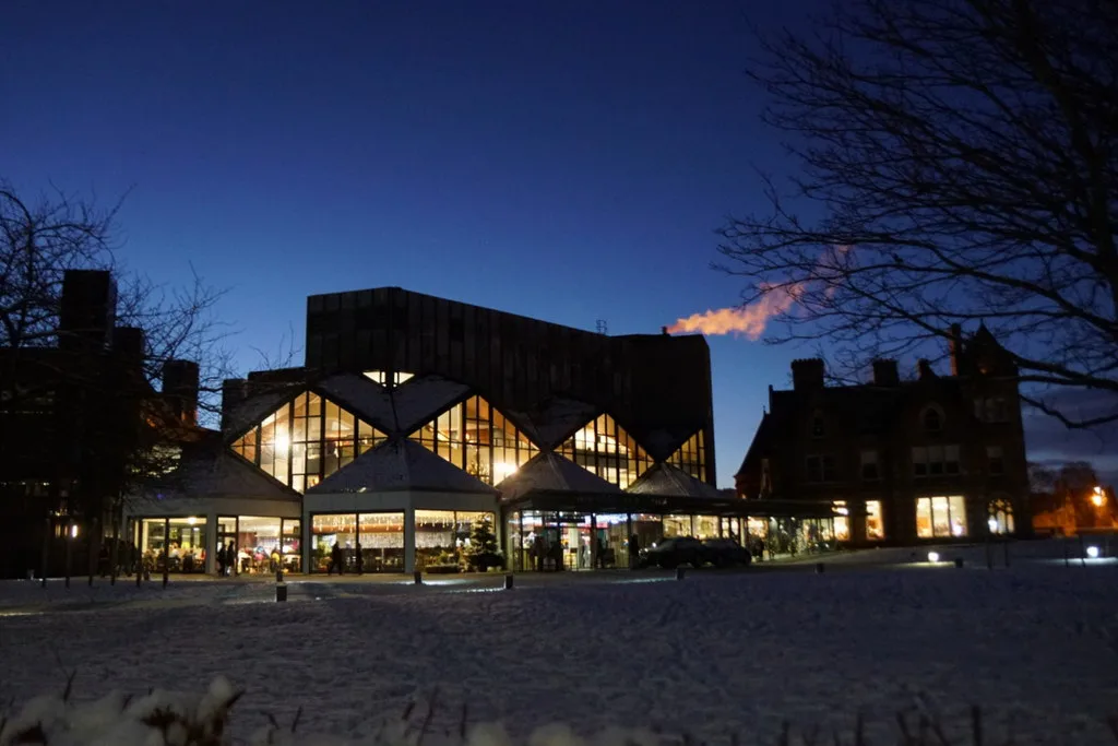 Eden Court Theatre, Inverness, at dusk - geograph.org.uk