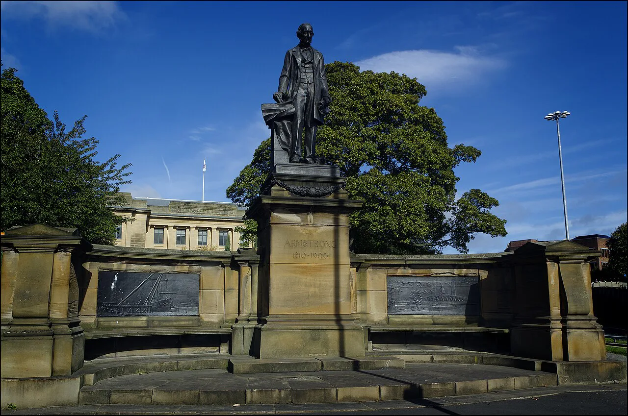 Armstrong statue, Newcastle upon Tyne, 29 September