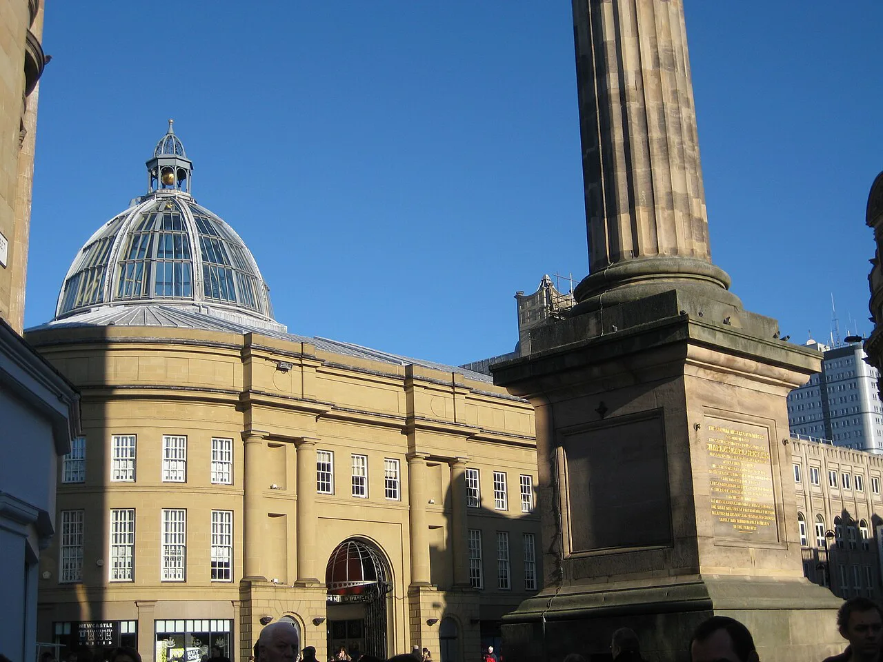 Grey's Monument, Newcastle upon Tyne, 6 February