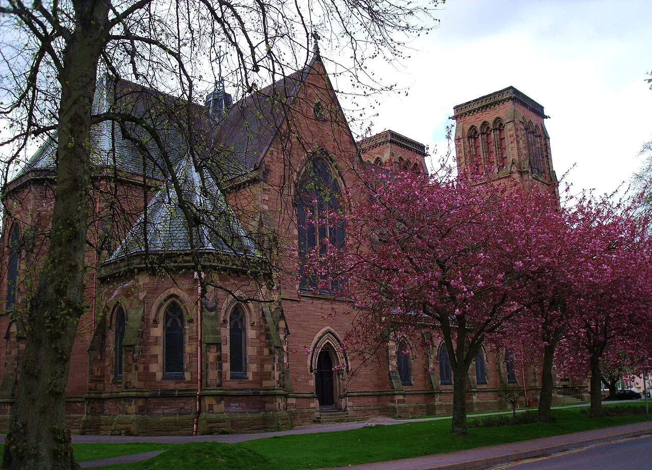 St Andrews Cathedral Inverness Scotland from Bishops road