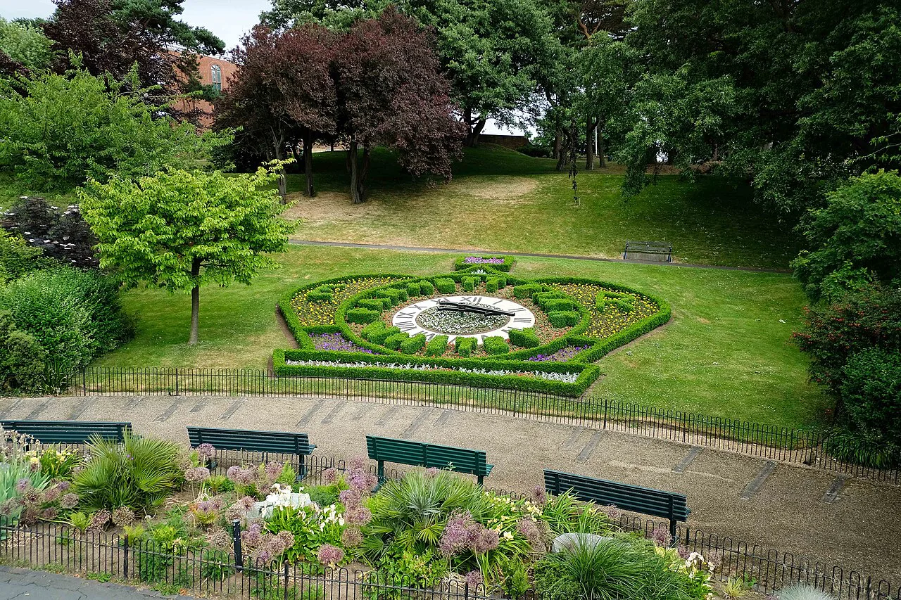 The Floral Clock in Pannett Park - geograph.org.uk, Whitby