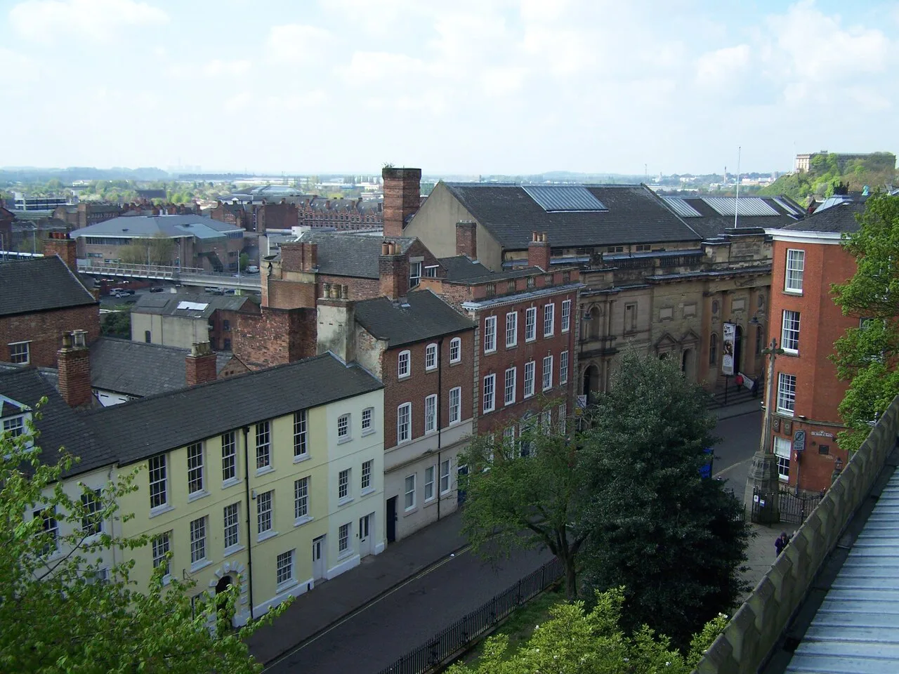 View From Parapet Of St Mary's Church, Nottingham - geograph.org.uk