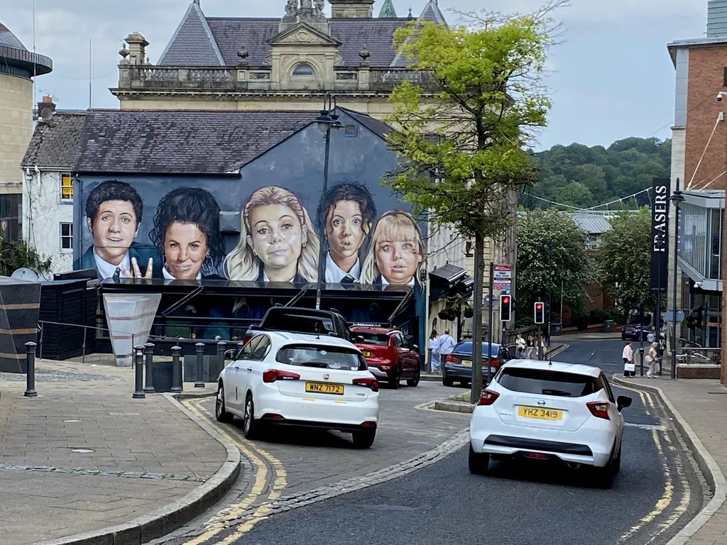 Derry Girls mural, Orchard Street, Derry - Londonderry - geograph.org.uk
