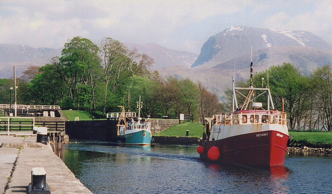 Banavie lock & Ben Nevis, Fort William