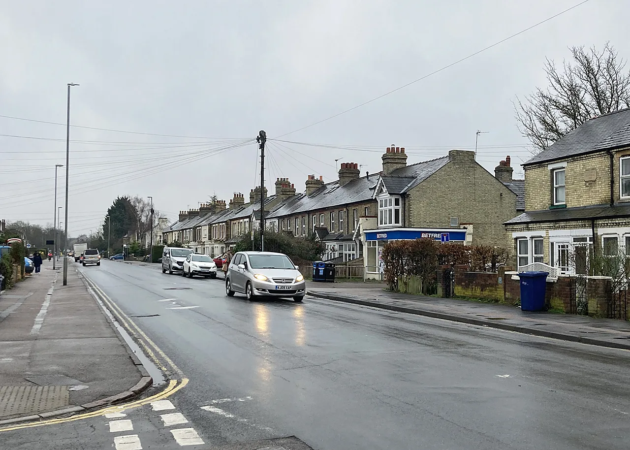 A rainy morning in February - geograph.org.uk, Cambridge