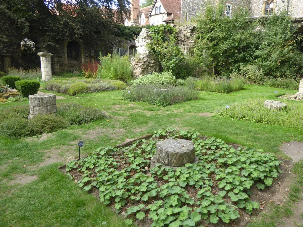 Herb Garden, Cathedral Precincts, Canterbury - geograph.org.uk