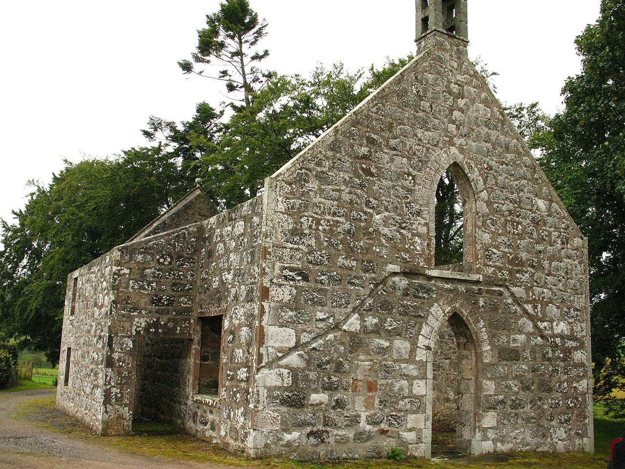 Derelicted church near Craig Castle, Aberdeen, Scotland