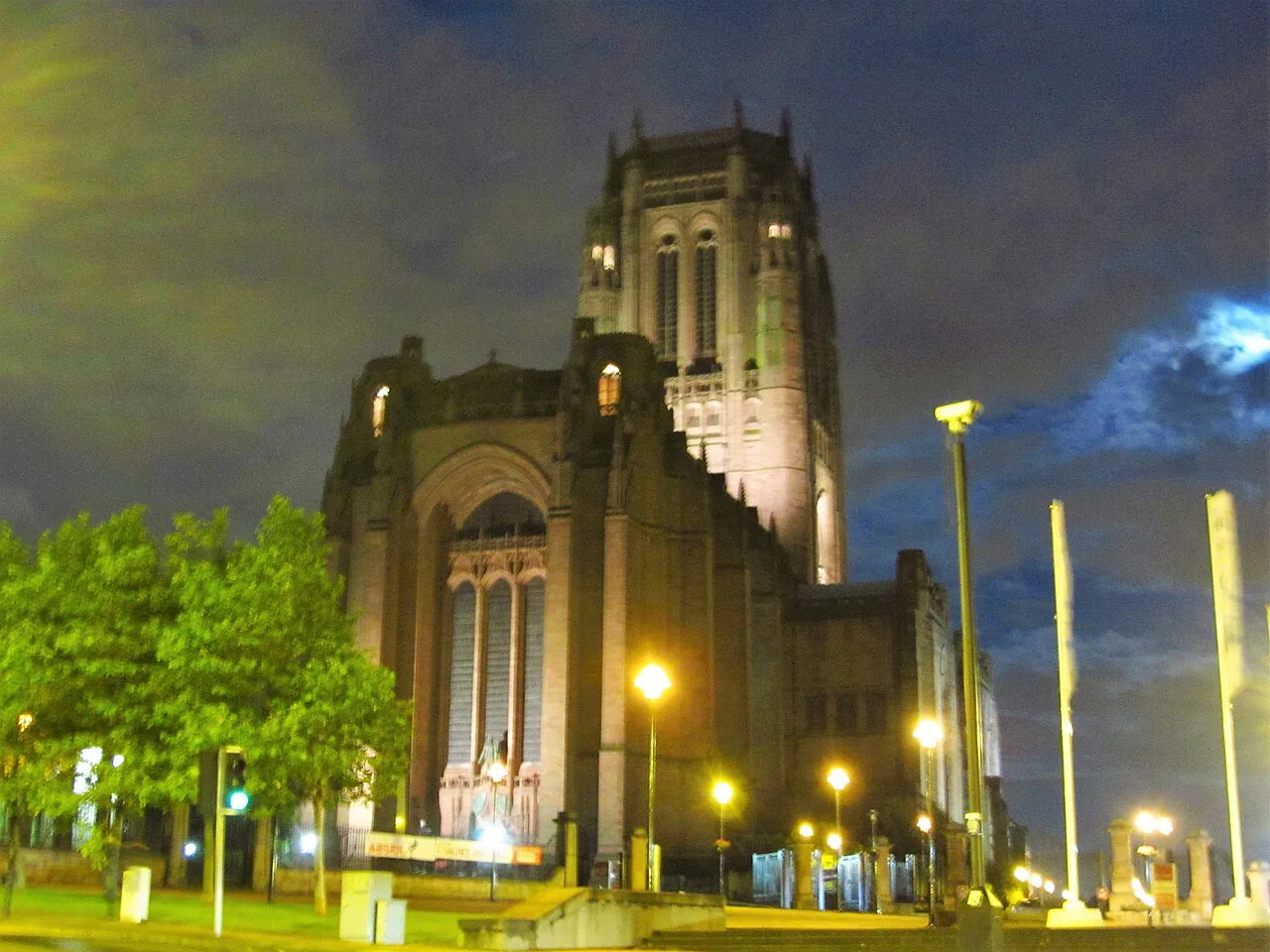 Liverpool Anglican Cathedral at Night