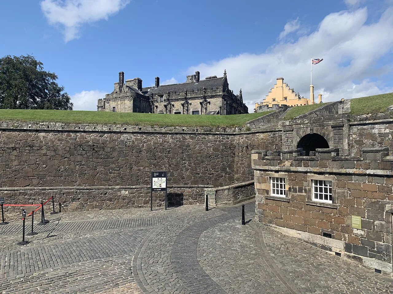 View of Stirling Castle from entrance