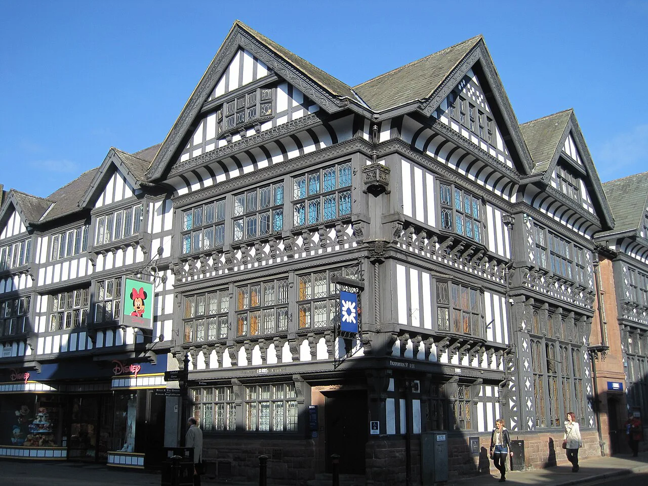 Typical half timbered architecture in Chester - panoramio