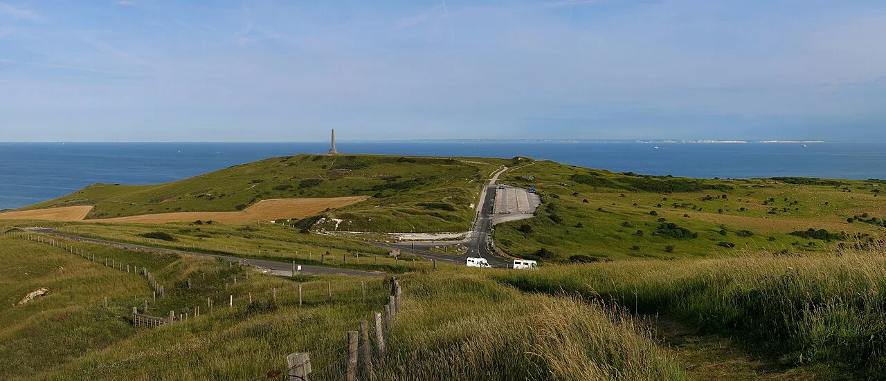 Cap Blanc-Nez vu du Mont d´Hubert, Dover