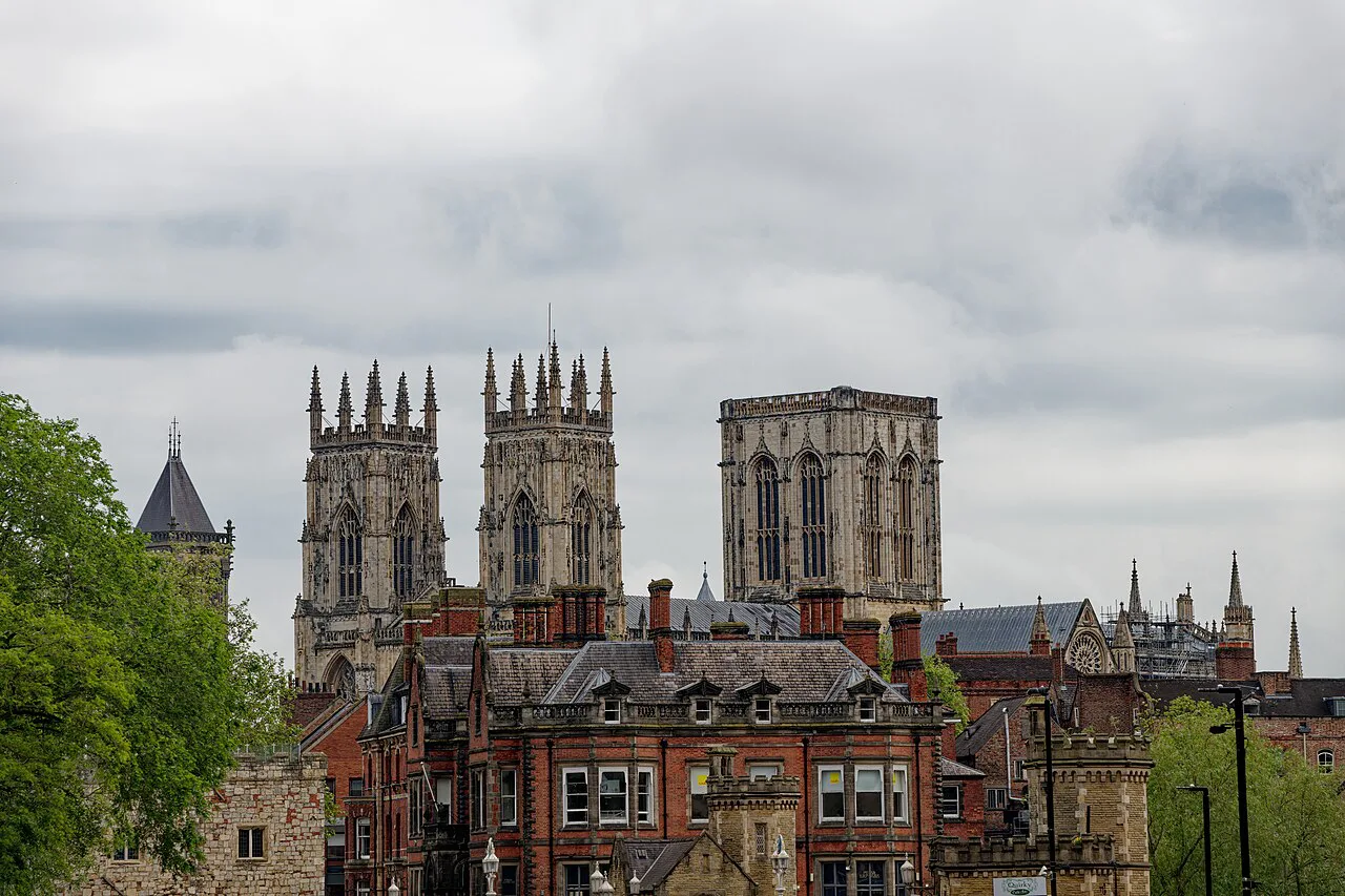 Cathedral Church of St Peter, You Minster, seen from Lendal Bridge York