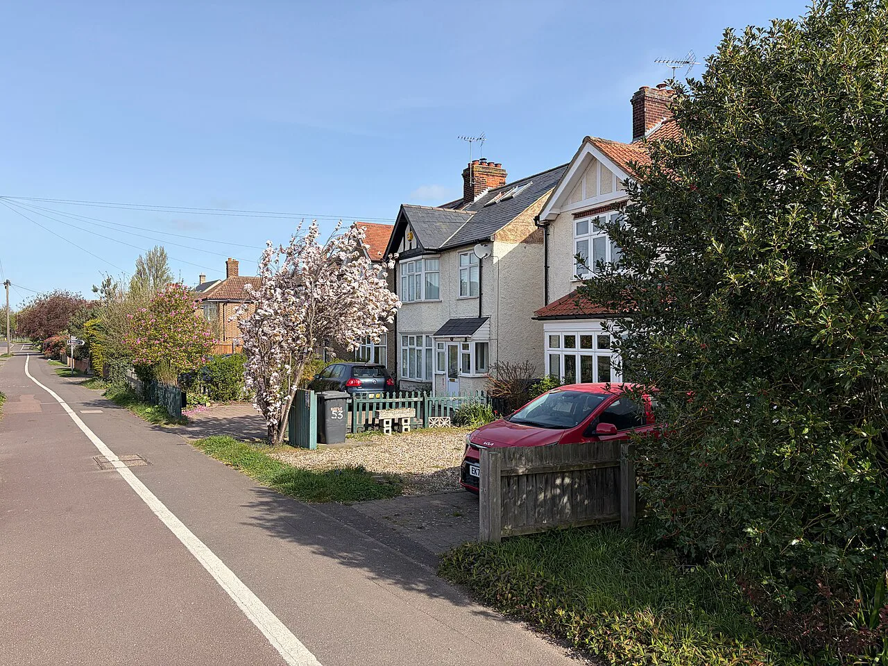 Cycle path on the - geograph.org.uk, Cambridge