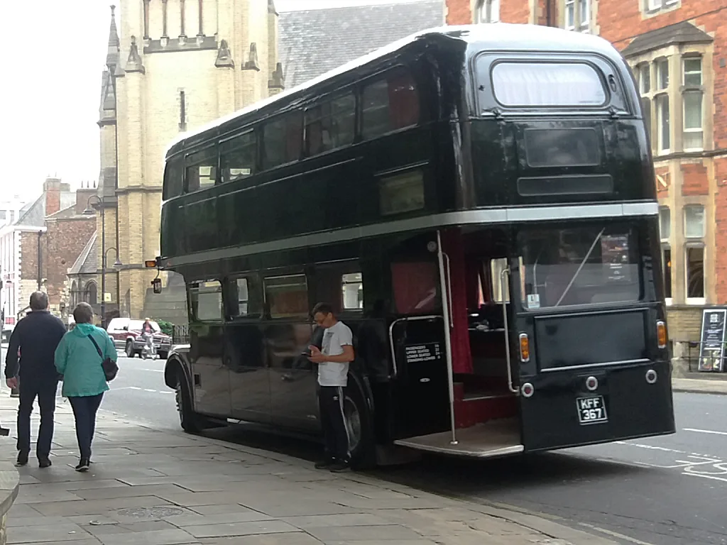 Ghost tour bus in York - geograph.org.uk