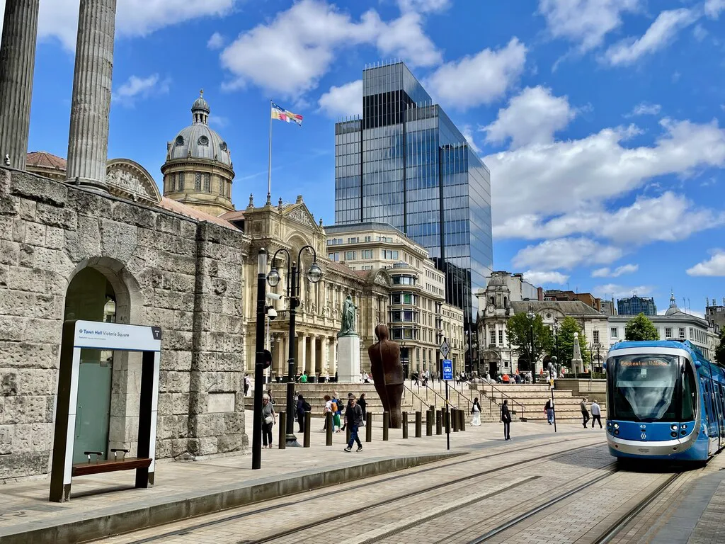 Victoria Square from the Town Hall tram stop - geograph.org.uk, Birmingham