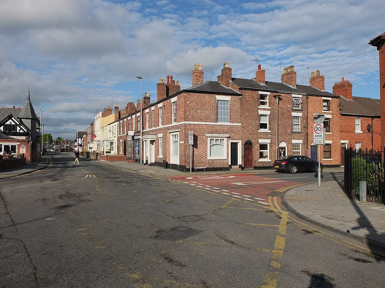 Chester side-street scene. - geograph.org.uk