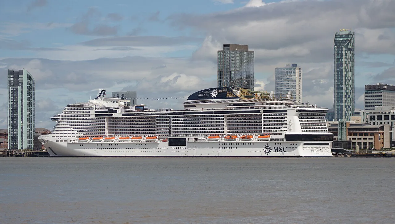 MSC Virtuosa at Liverpool