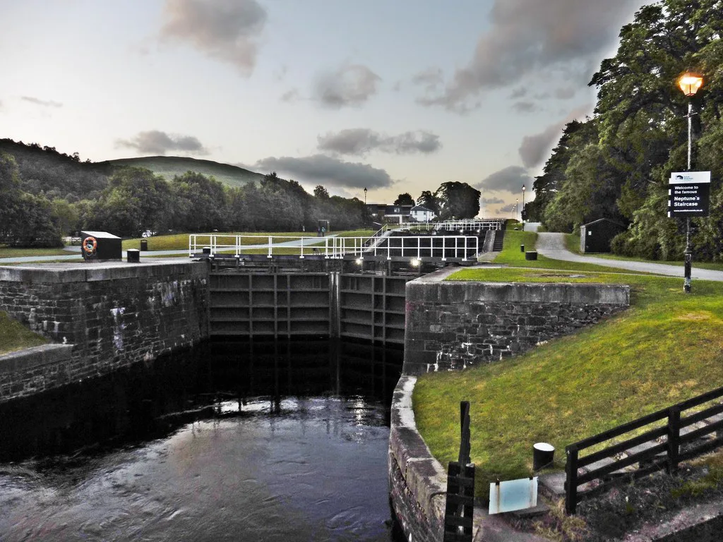 Neptune's Staircase, Banavie - geograph.org.uk, Fort William