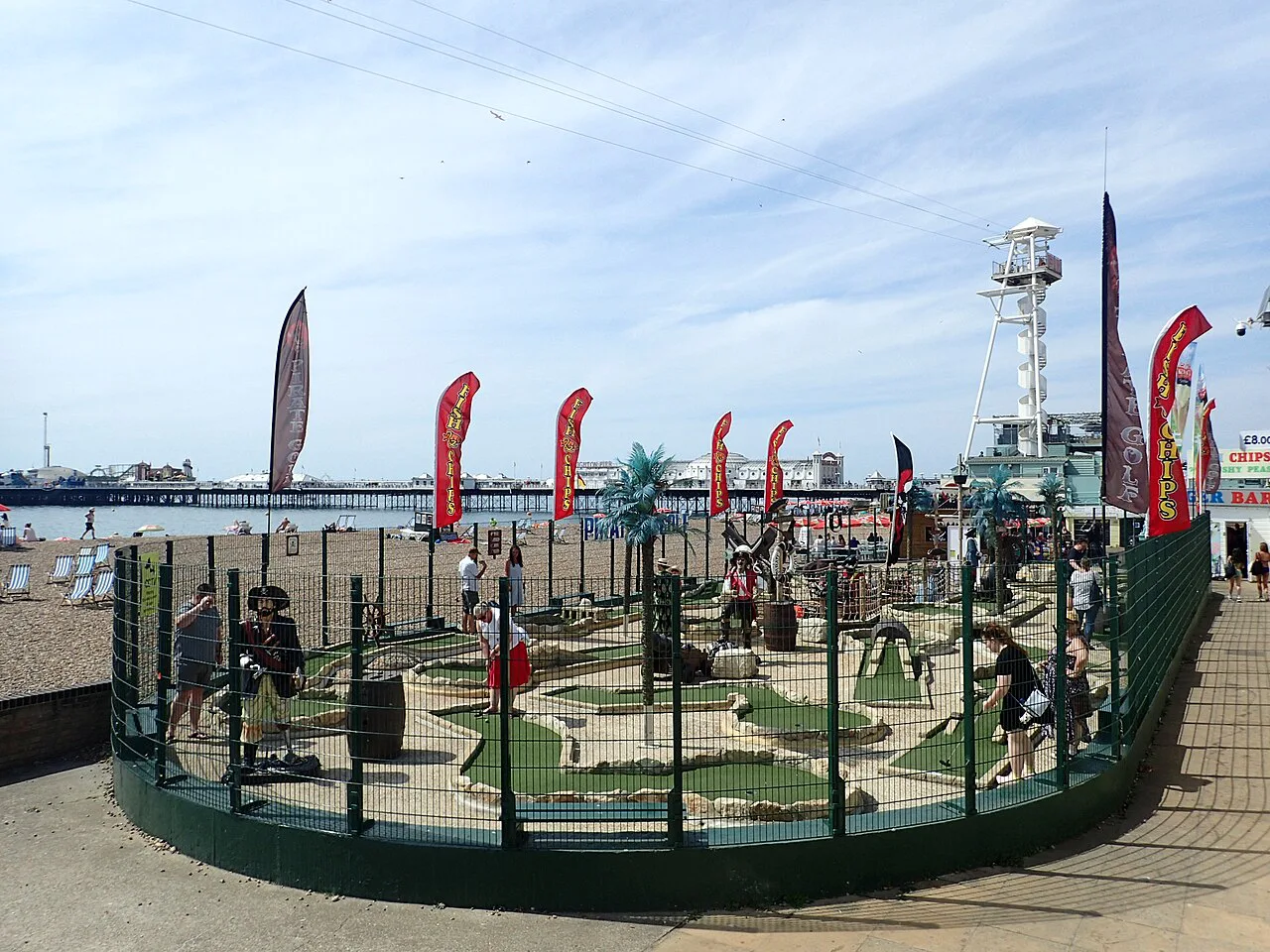Brighton Pirate Crazy Golf - geograph.org.uk