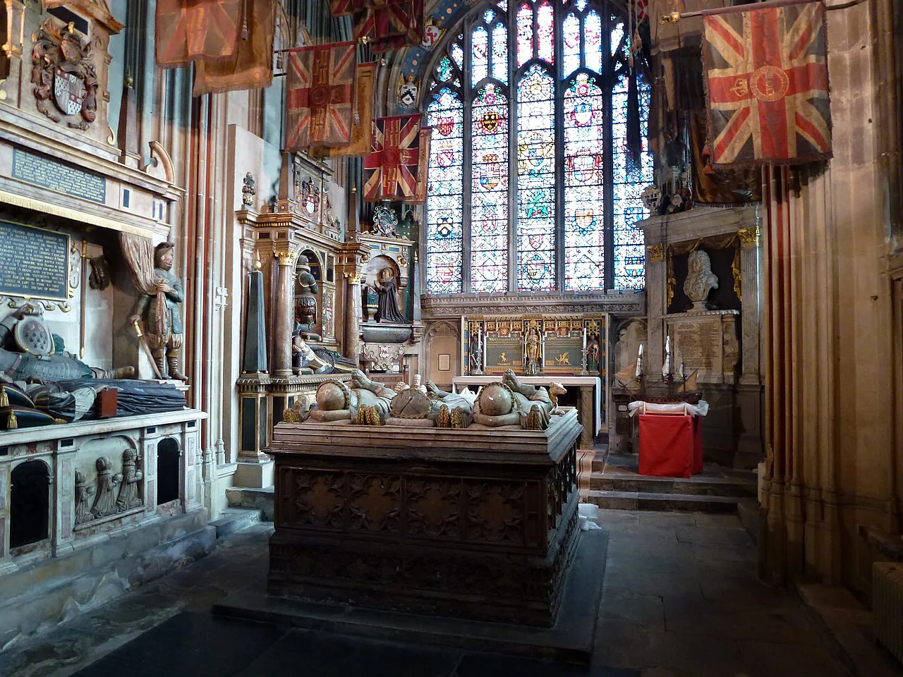 Tombs and regimental flags ... - geograph.org.uk, Canterbury