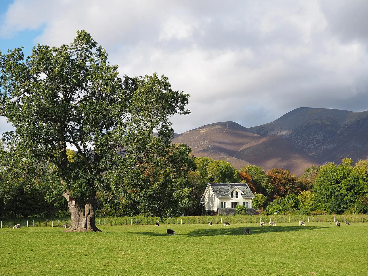 A view from the Cumbria Way at Keswick - geograph.org.uk