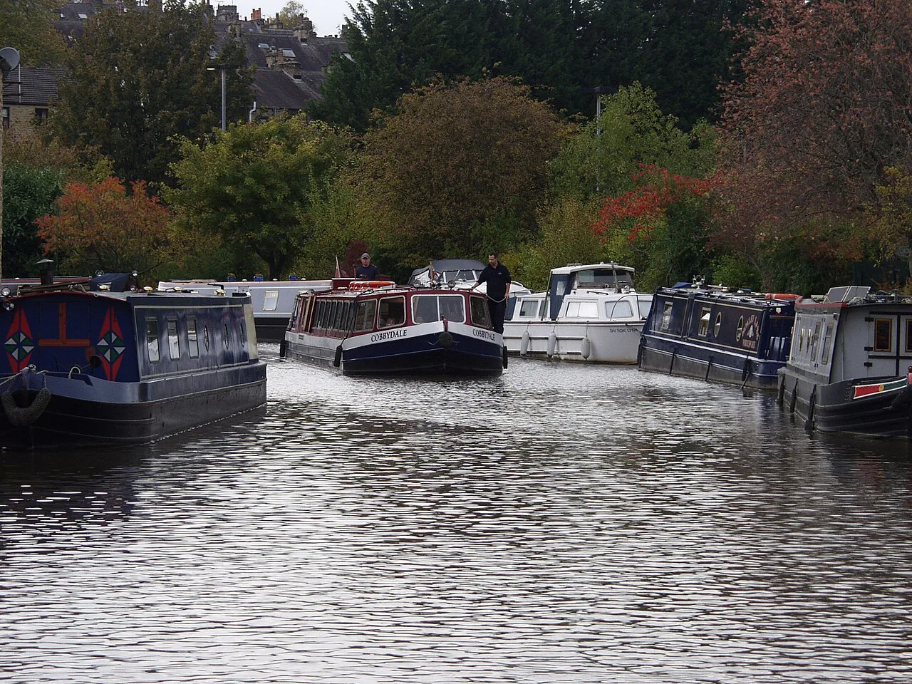 Trip boat on the Leeds ^ Liverpool canal - geograph.org.uk