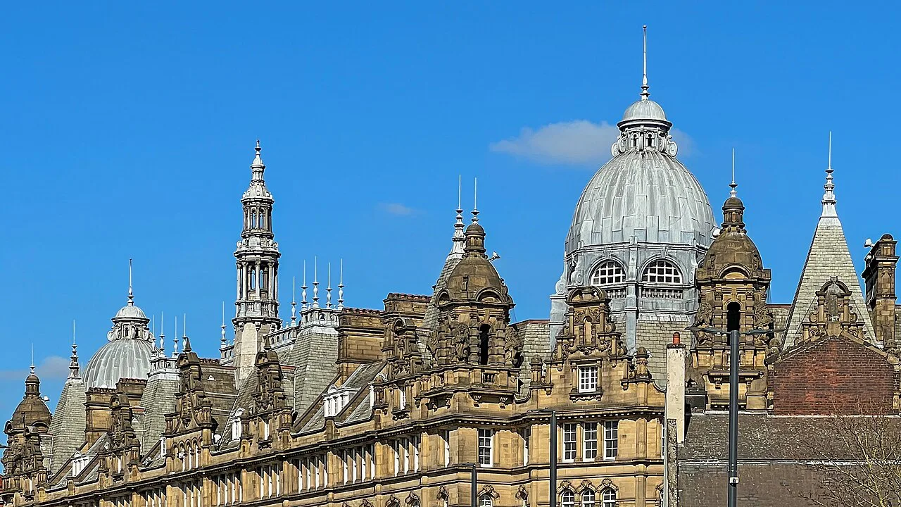 Leeds Market rooftops