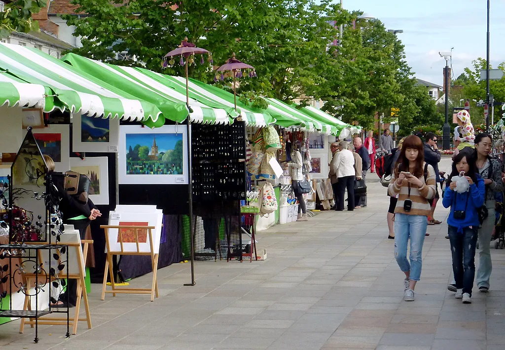 Craft Market at Stratford-upon-Avon, Warwickshire - geograph.org.uk