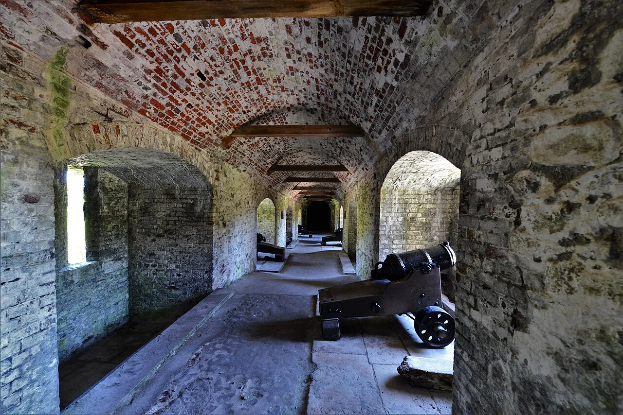 Dover Castle, The Caponier, a defendable passageway across the moat 3 - geograph.org.uk