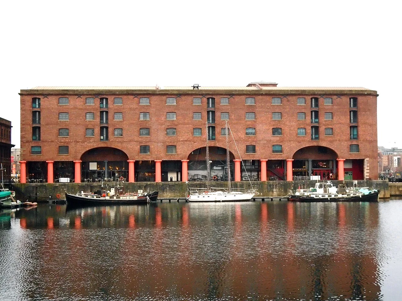 Rear of Edward Pavilion, Albert Dock, Liverpool