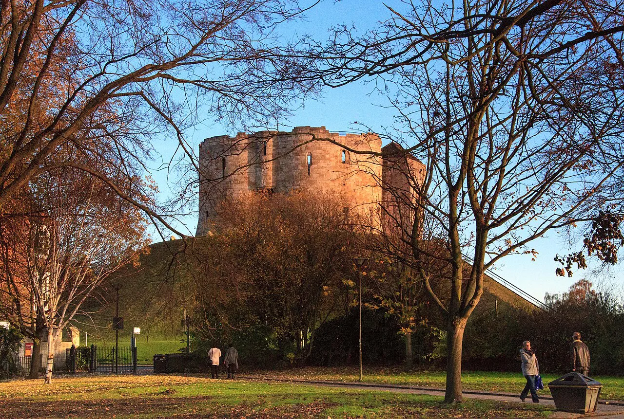 Clifford's Tower in the morning sun - geograph.org.uk, York