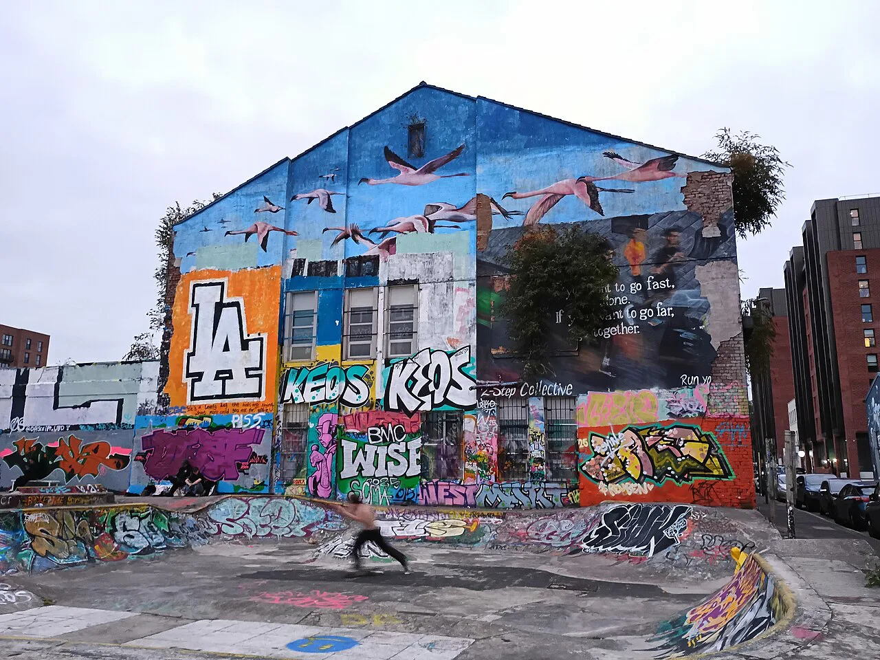 Street Art and Skate Spot in the Baltic Triangle, Liverpool