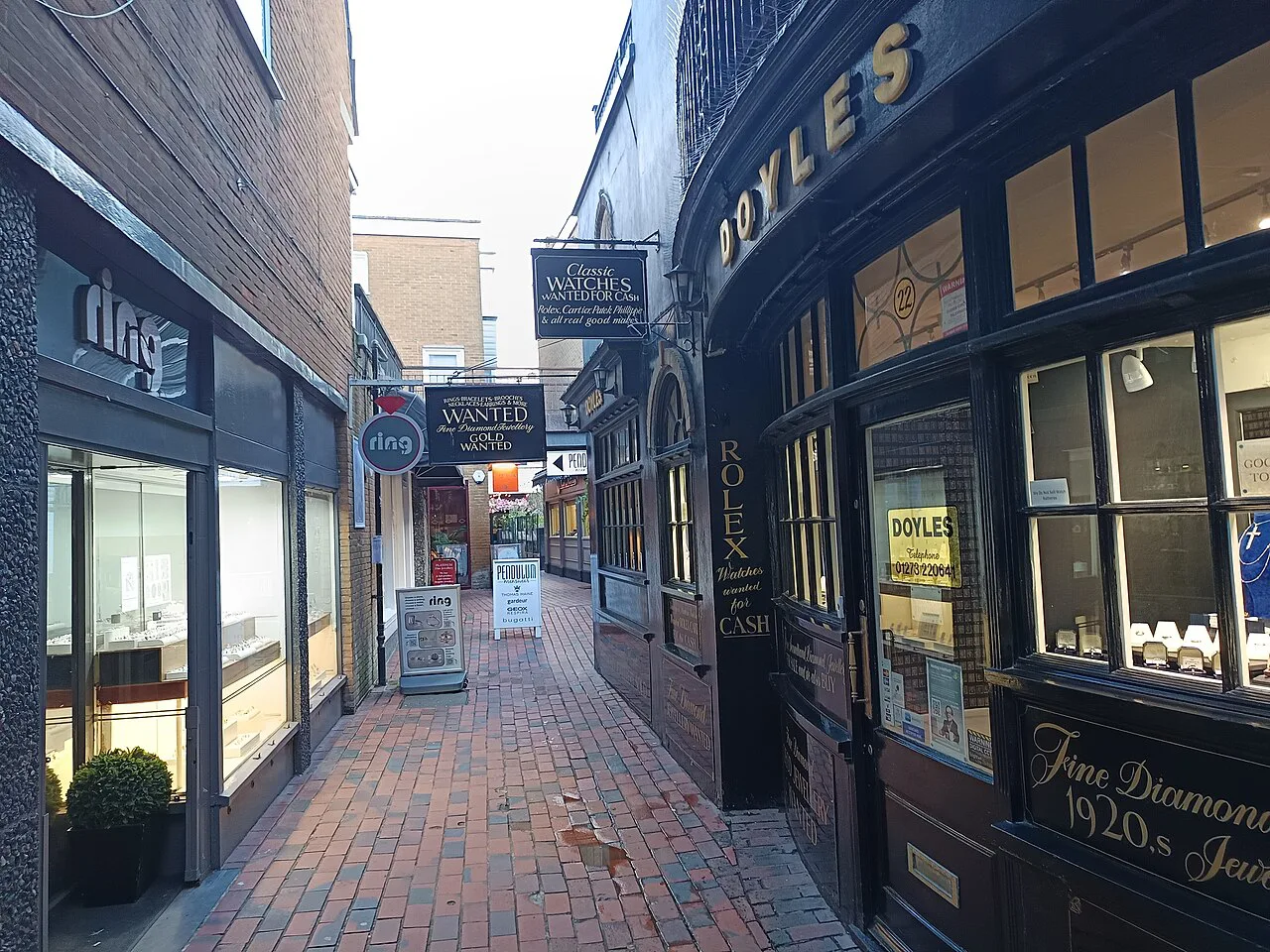 The Lanes, Brighton, England