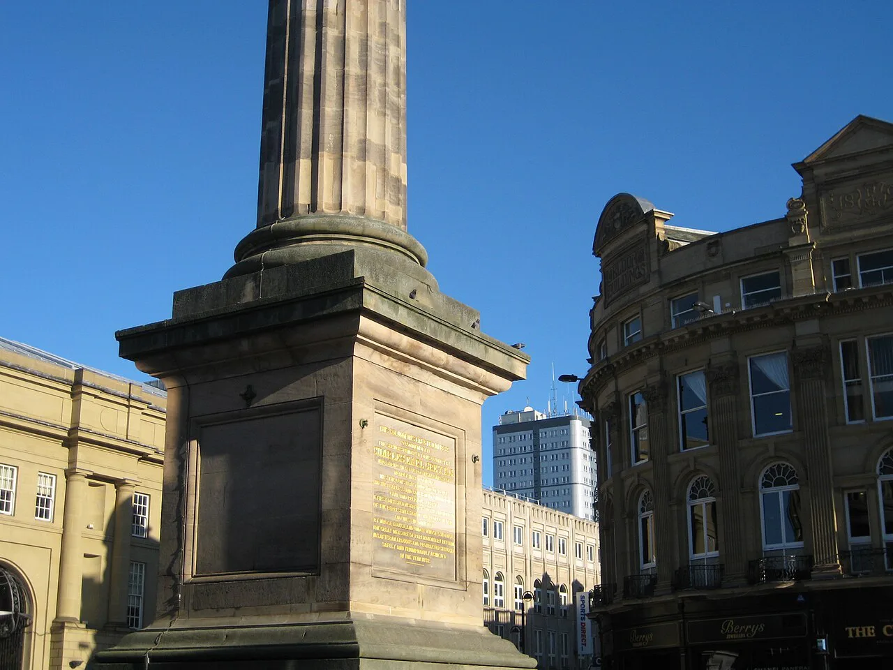 Grey's Monument, Newcastle upon Tyne, 6 February