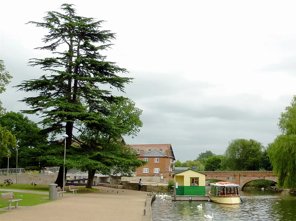 Riverside at Stratford-upon-Avon, Warwickshire - geograph.org.uk