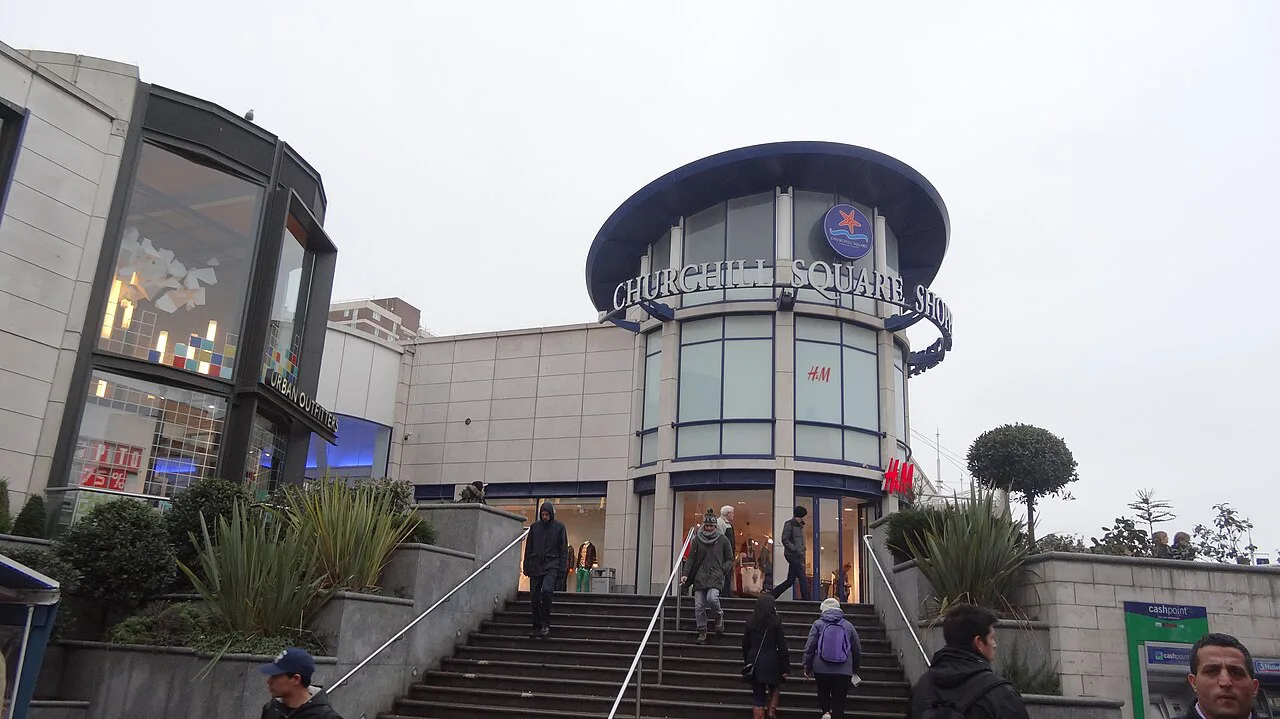 Brighton Churchill Square Shopping Centre in January