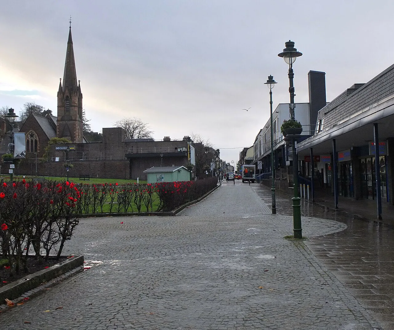 Shops on Middle Street, Fort William - geograph.org.uk