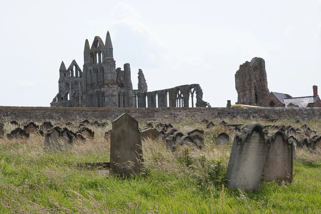 Graveyard of St Mary the Virgin and Whitby Abbey, Whitby,Yorkshire - geograph.org.uk