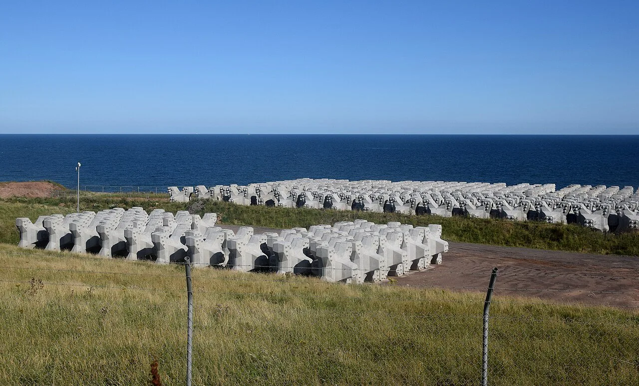 Interlocking concrete block things... - geograph.org.uk, Aberdeen