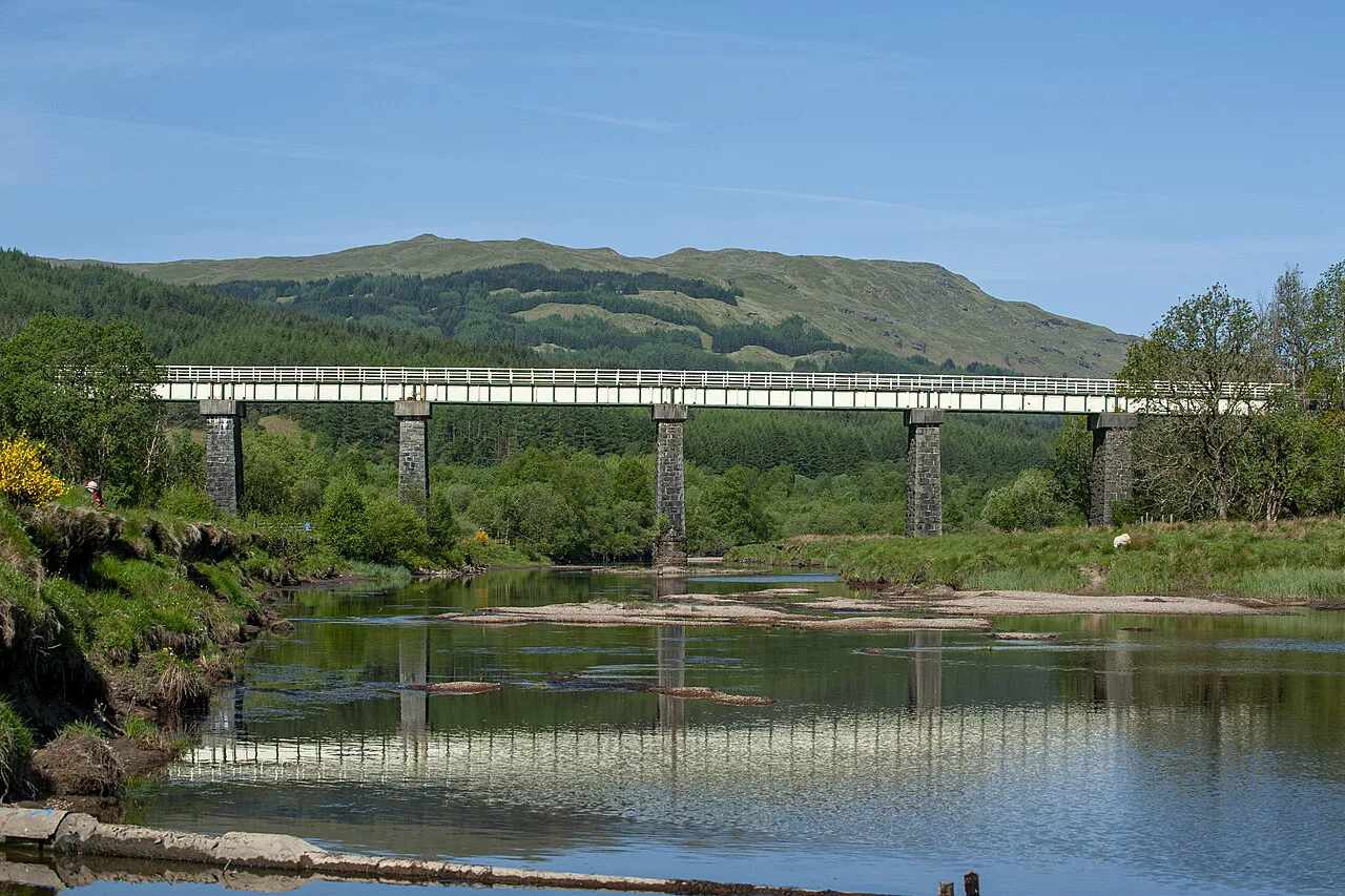 Viaduct over the River Fillan at Crianlarich, Fort William